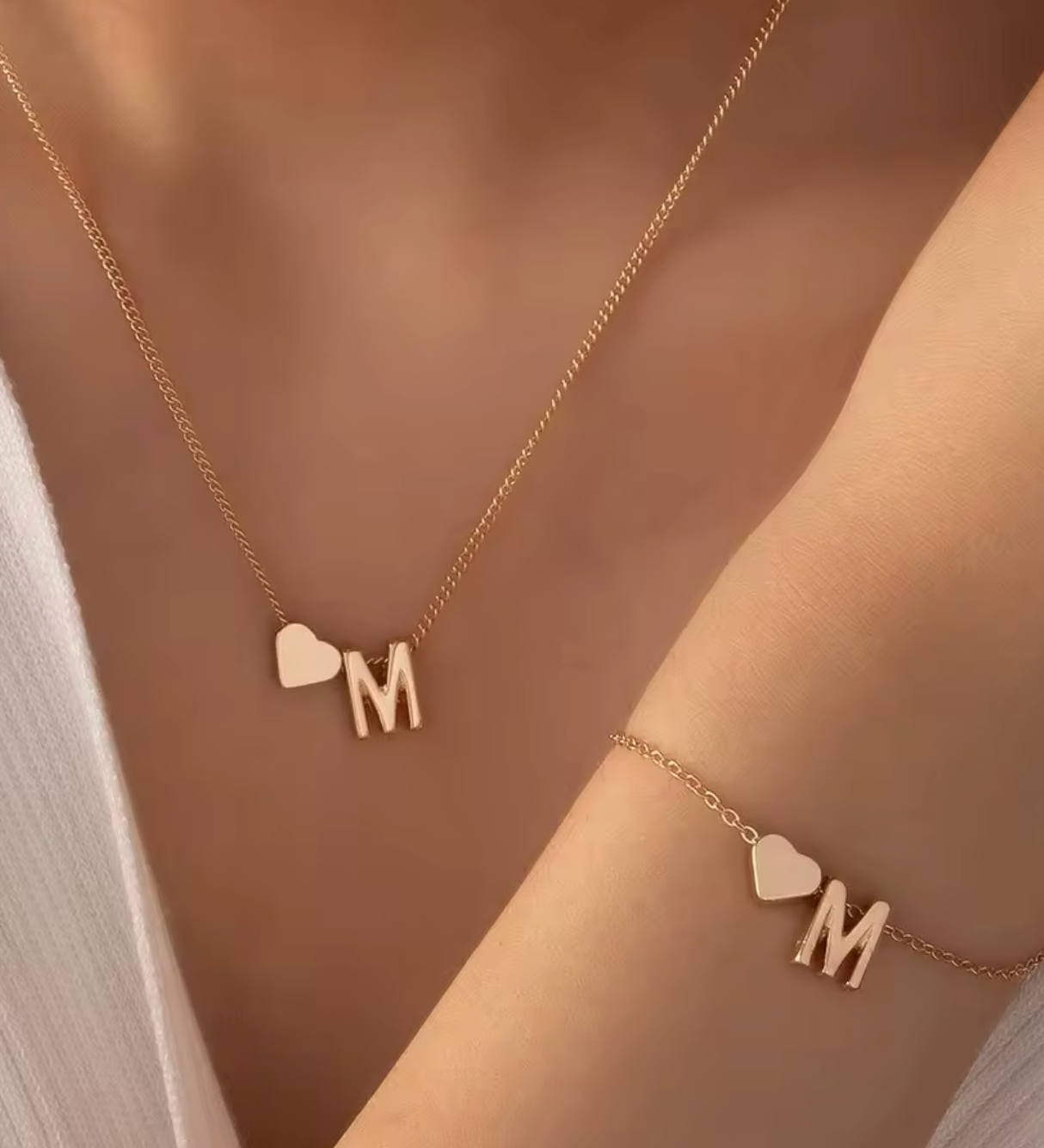 Letter Jewelry Set