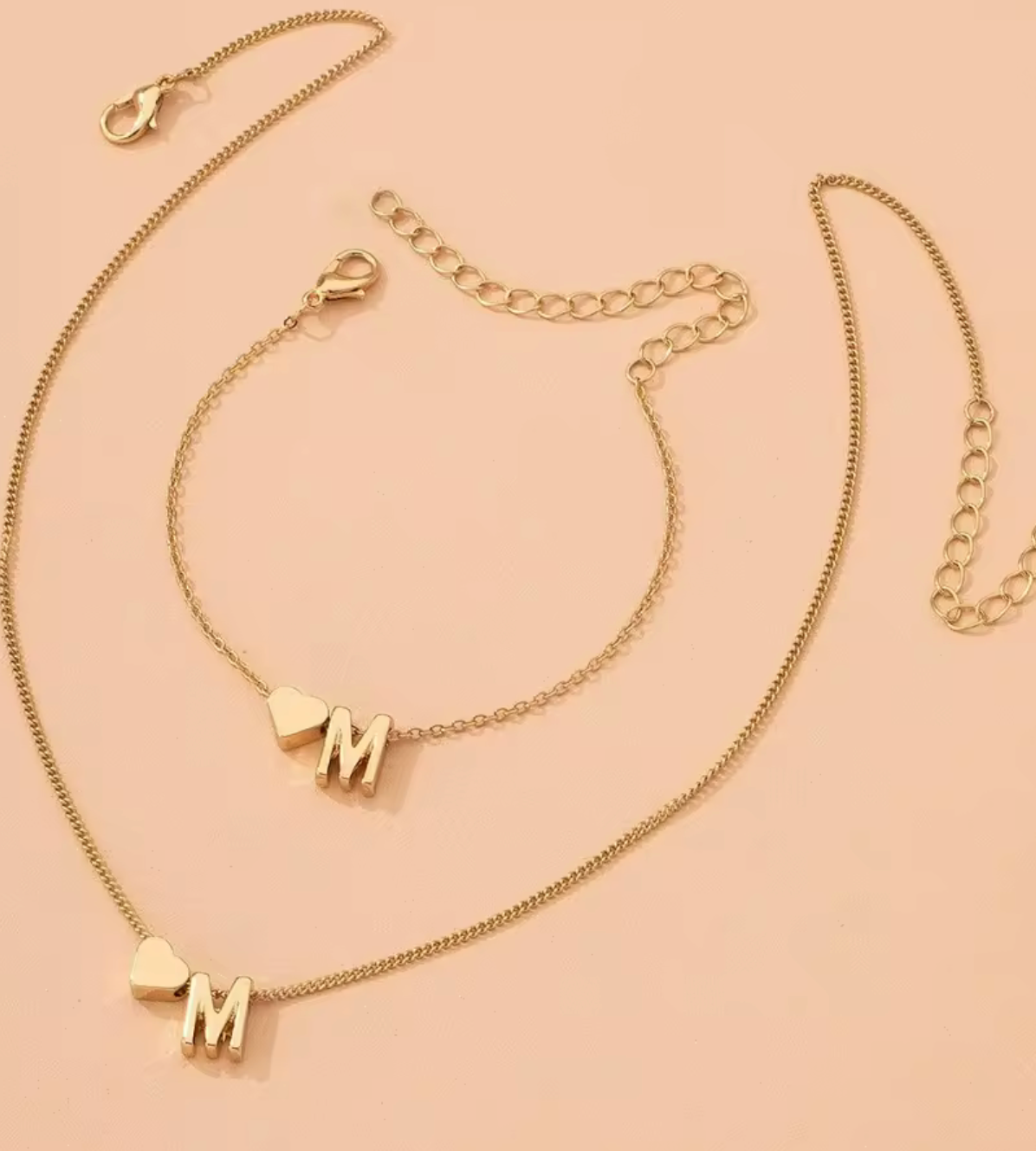 Letter Jewelry Set