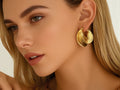 Gold Coated Hoop Earrings
